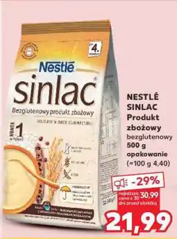 Kaufland NESTLÉ SINLAC Produkt zbożowy bezglutenowy 500 g opakowanie oferta