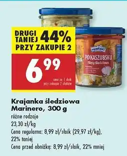 Biedronka Krajanka śledziowa Marinero, 300 g oferta