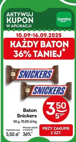Żabka Baton Snickers oferta