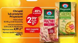 Żabka Chrupki lub prażynki Przysnacki różne rodzaje oferta