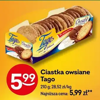 Żabka Ciastka owsiane Tago oferta