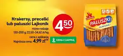 Żabka Krakersy, precelki lub paluszki Lajkonik różne rodzaje oferta