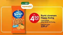 Żabka Rurki z kremem Happy Swing różne rodzaje oferta