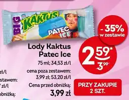 Żabka Lody Kaktus Patec Ice Big Milk oferta