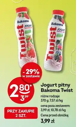 Żabka Jogurt Bakoma Twist różne rodzaje oferta