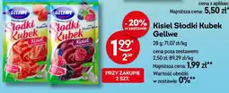 Żabka Kisiel Słodki Kubek Gellwe truskawka/owoce leśne oferta