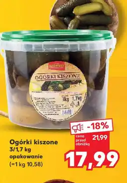Kaufland Ogórki kiszone oferta