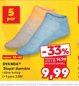 Kaufland Stopki damskie Oyanda oferta