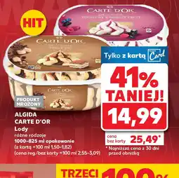 Kaufland Lody Algida Carte D'Or oferta