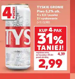 Kaufland Tyskie Gronie oferta
