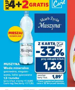 Kaufland Woda mineralna Muszyna oferta