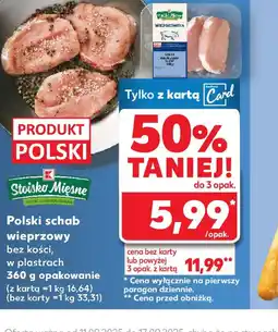 Kaufland Polski schab wieprzowy oferta