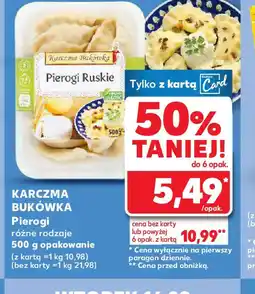 Kaufland Pierogi Karczma Bukówka oferta