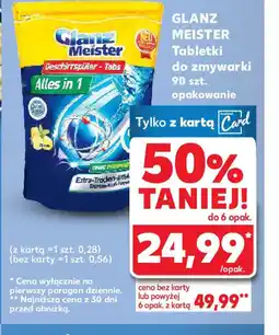 Kaufland Tabletki do zmywarki Glanz Meister oferta