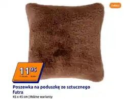 Action Poszewka na poduszkę ze sztucznego futra oferta