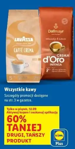 Lidl Kawa Dallmayr Crema D'oro Intensa oferta