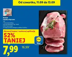Lidl Łopatka wieprzowa bez kości Rzeźnik Codzienna Dostawa oferta
