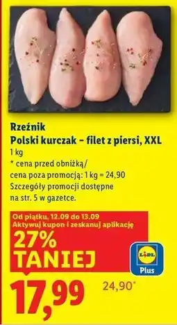 Lidl Filet z piersi kurczaka Rzeźnik Codzienna Dostawa oferta