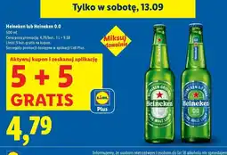 Lidl Piwo Heineken 0.0% oferta