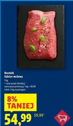 Lidl Udziec wołowy Rzeźnik Codzienna Dostawa oferta
