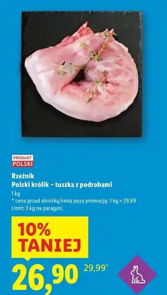 Lidl Królik z podrobami Rzeźnik Codzienna Dostawa oferta