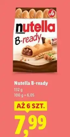 Lidl Chlebki z nadzieniem Nutella B-Ready oferta
