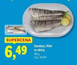 Lidl Sandacz filet ze skórą oferta