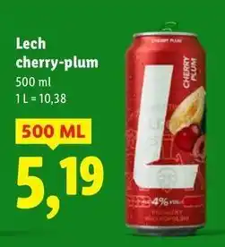 Lidl Piwo Lech Cherry Plum oferta