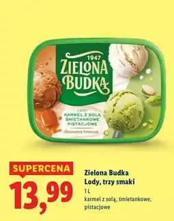 Lidl Lody karmel z solą, śmietankowe, pistacjowe Zielona Budka oferta