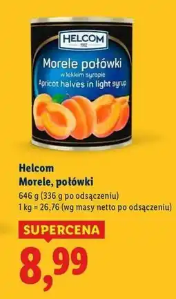 Lidl Morele połówki w lekkim syropie Helcom oferta