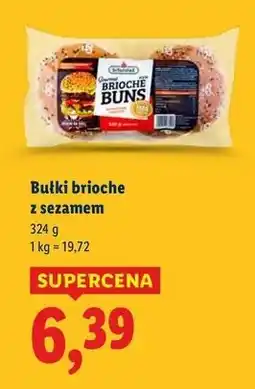 Lidl Bułki do hamburgerów brioche Schulstad oferta