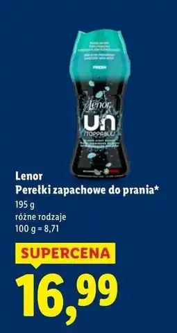 Lidl Perełki zapachowe ariel Lenor Unstoppables oferta