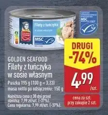 ALDI Filety z tuńczyka w sosie własnym Golden Seafood oferta