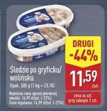 ALDI Śledzie po wolińsku Kapitan Navi oferta