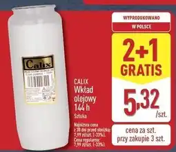 ALDI Wkład olejowy do znicza 144 h Calix oferta
