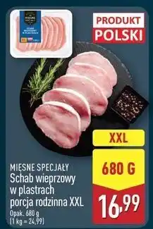 ALDI Schab wieprzowy bez kości - plastry Mięsne Specjały Zawsze Świeże (Aldi) oferta