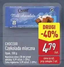 ALDI Czekolada mleczna Choceur oferta