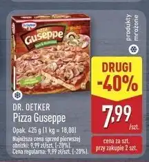 ALDI Pizza z szynką i pieczarkami Dr. Oetker Guseppe oferta