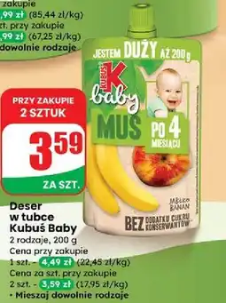 Dino Mus jabłko-banan Kubuś Baby oferta