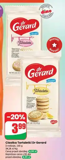 Dino Ciastka tartalette malinowe Dr Gerard oferta