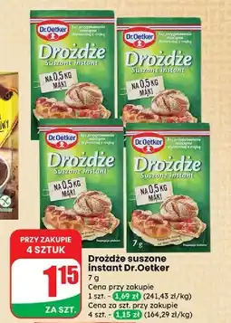 Dino Drożdże instant Dr. Oetker oferta
