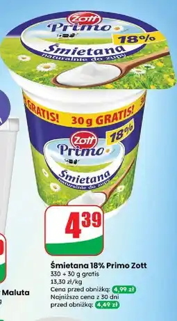 Dino Śmietana 18% Zott Primo oferta