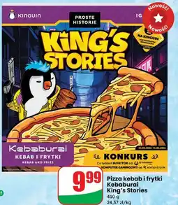 Dino Pizza king's stories kebaburai kebab i frytki Iglotex Proste Historie oferta