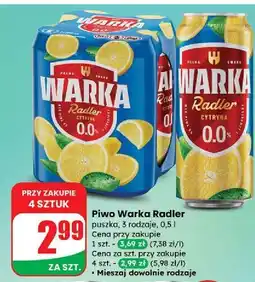 Dino Piwo Warka Radler Lemon 0.0% Alk oferta