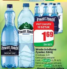 Dino Woda mocny gaz Żywiec Zdrój oferta