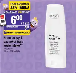 Polomarket Krem do rąk i paznokci Ziaja kozie mleko Ziaja oferta