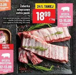 Polomarket Żeberka wieprzowe extra paski POLOmarket oferta