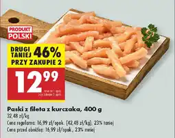 Biedronka Paski z fileta z kurczaka oferta