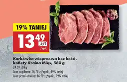 Biedronka Karkówka wieprzowa bez kości, kotlety Kraina Mięs oferta