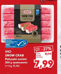 Kaufland Paluszki surimi Vici Snow Crab oferta